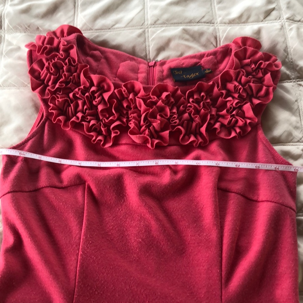 🌸Pretty Pink Ruffle Collar Dress🌸 - Picture 6 of 7
